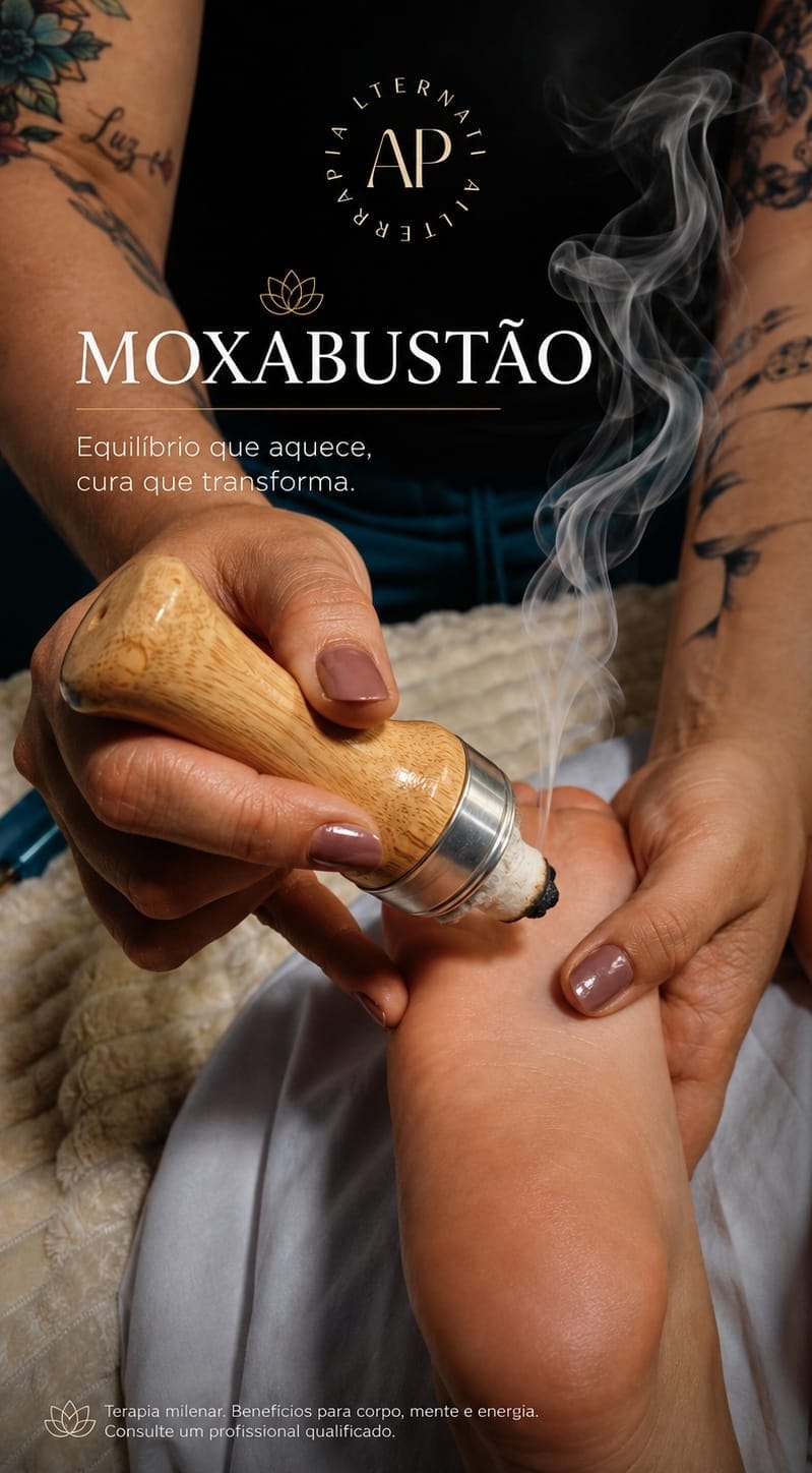 Moxabustão — equilíbrio que aquece